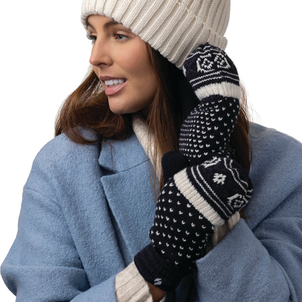 Ladies Stockholm Converter Mittens - Navy