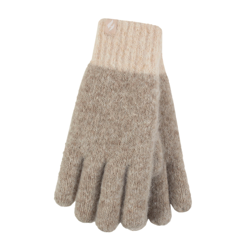 Ladies Skye Thermal Gloves - Natural