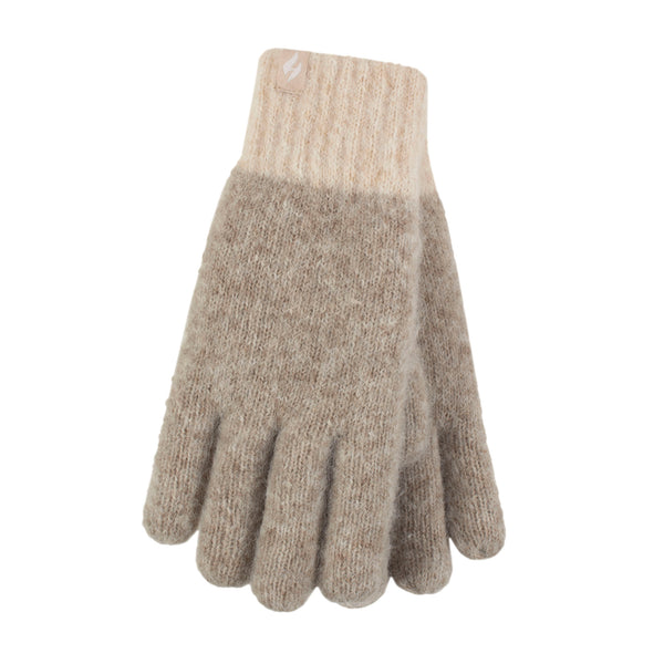 Ladies Skye Thermal Gloves - Natural