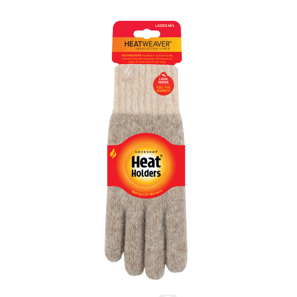 Ladies Skye Thermal Gloves - Natural