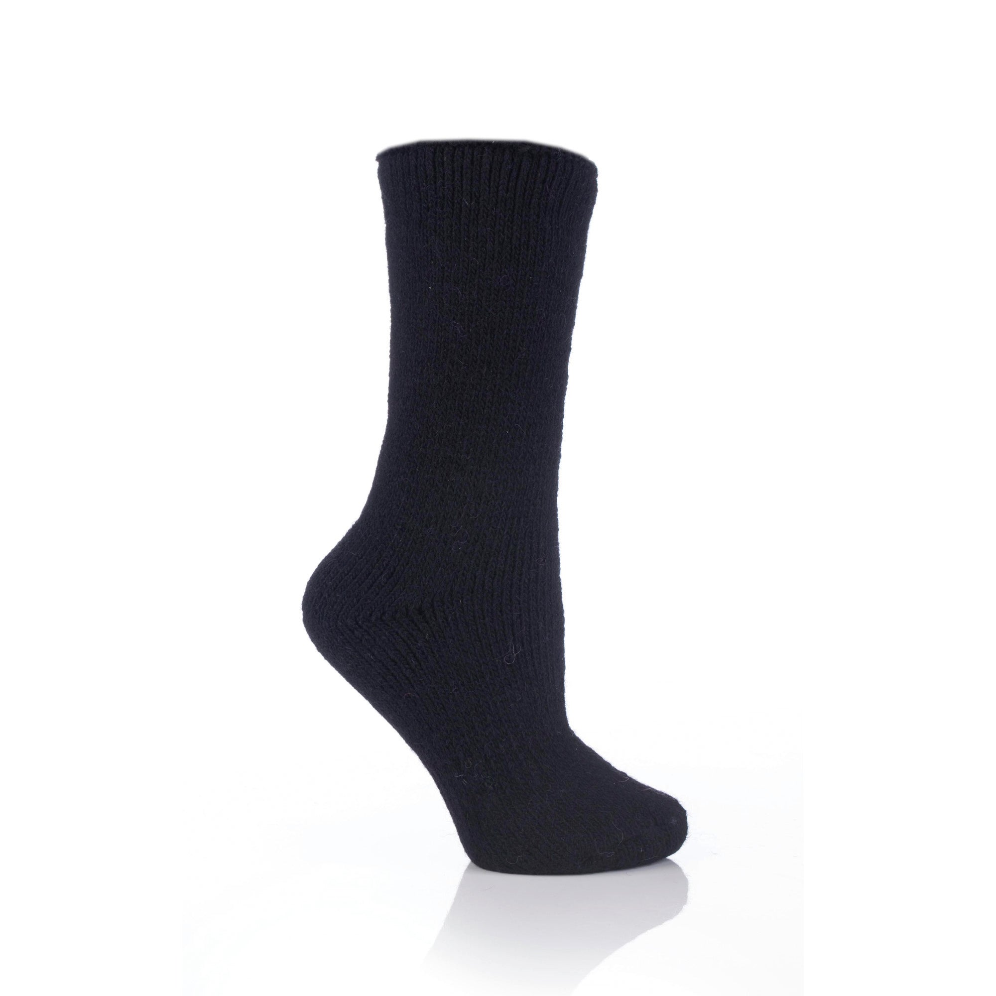 Ladies black wool socks discount