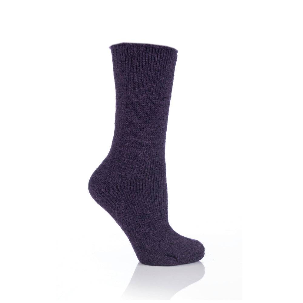 Ladies Original Wool Socks - Purple