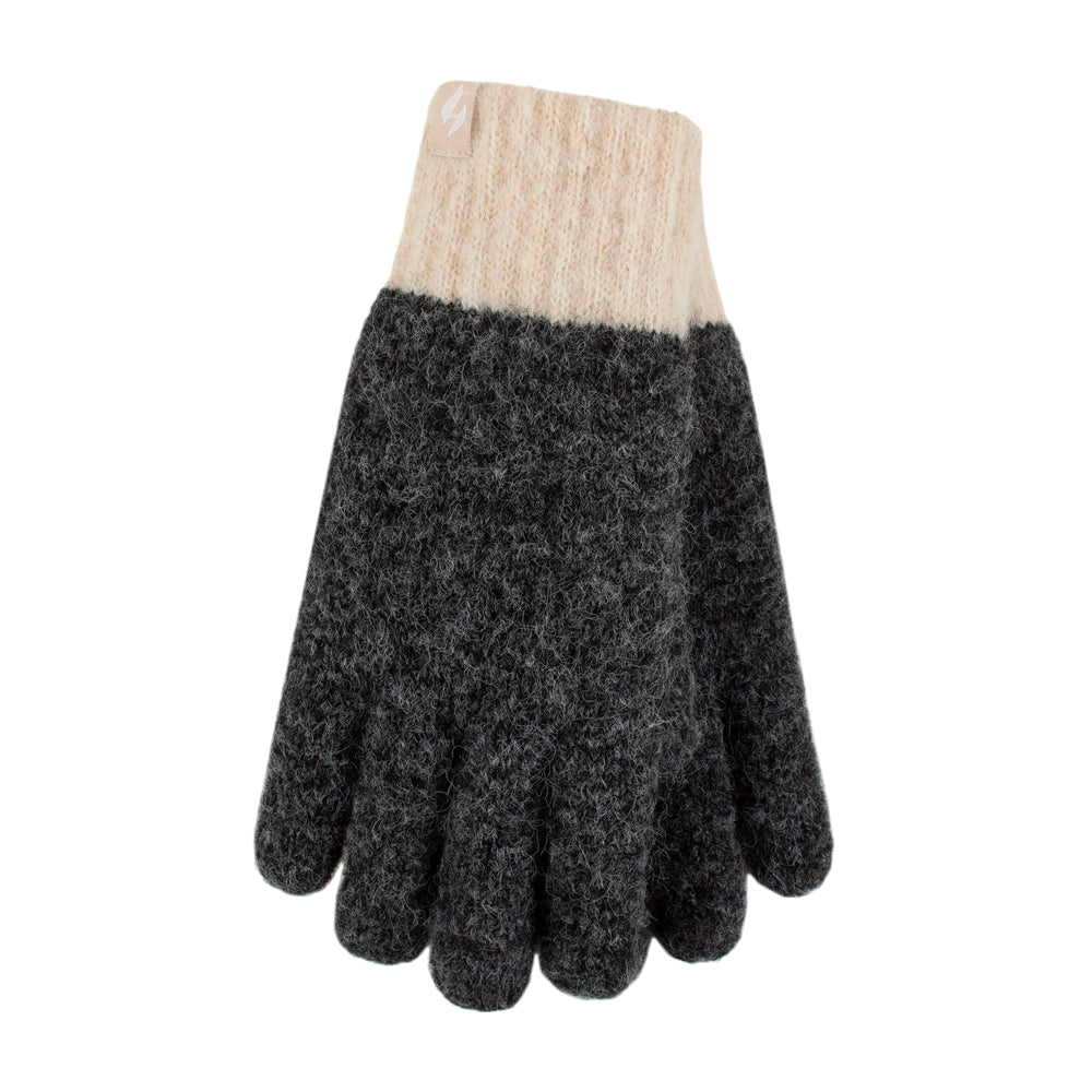 Ladies Skye Thermal Gloves - Charcoal