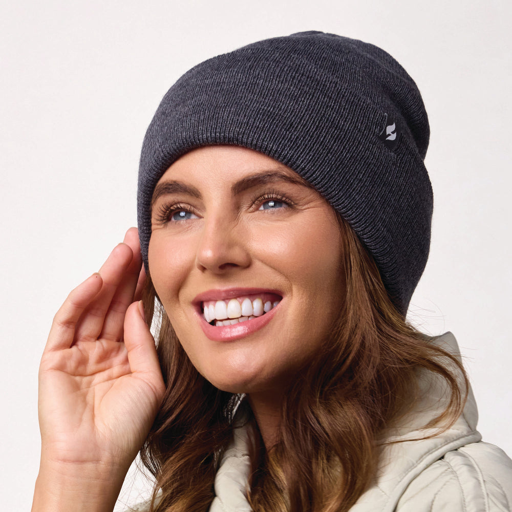Ladies Lite Maple Turnover Hat - Charcoal