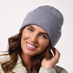 Ladies Lite Maple Turnover Hat - Light Grey