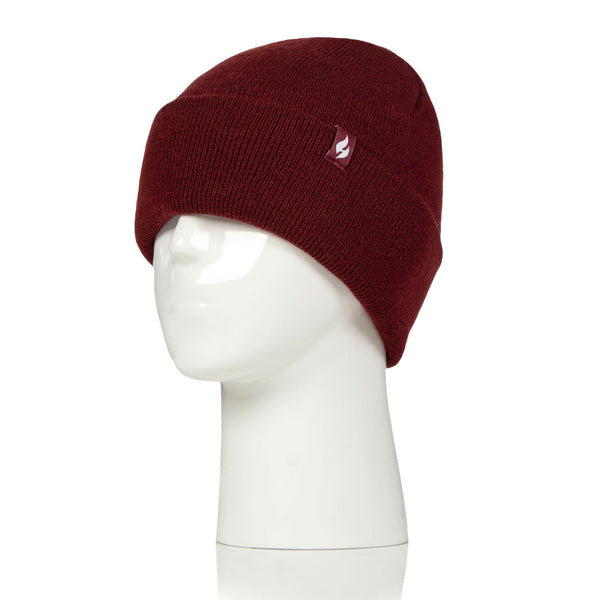 Mens Lite Maple Turnover Hat - Burgundy