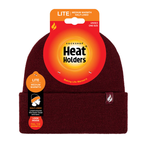 Mens Lite Maple Turnover Hat - Burgundy