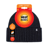Mens Lite Ashwood Ribbed Turnover Hat - Navy