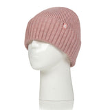 Mens Lite Ashwood Ribbed Turnover Hat - Light Pink