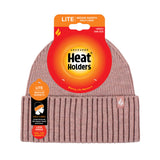 Mens Lite Ashwood Ribbed Turnover Hat - Light Pink