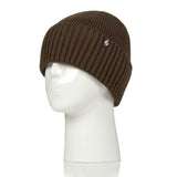 Mens Lite Ashwood Ribbed Turnover Hat - Khaki