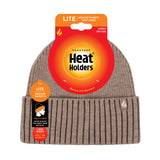 Mens Lite Ashwood Ribbed Turnover Hat - Oat