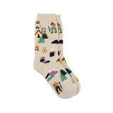 Ladies Lite Warm Wishes Hobby Socks - Wild At Heart