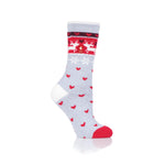 Ladies Lite Christmas Socks - Reindeer