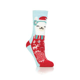 Ladies Lite Christmas Socks - Cosy Alpaca