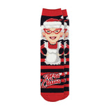 Ladies Lite Christmas Socks - Mrs Claus