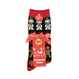 Ladies Lite Christmas Socks - Gingerbread & Baubles