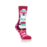 Ladies Lite Christmas Socks - Penguin