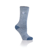 Ladies Lite Viola Socks - Denim & Cream