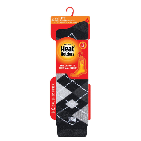 Ladies Lite Argyle Long Socks - Frodsham