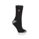 Ladies Lite Tenerife Heel & Toe Socks - Black & White