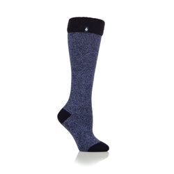 Ladies Lite Wellington Boot Socks - Navy & Denim