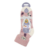 Ladies Lite Sleep Socks with Turnover Top - Maisie Bunnies
