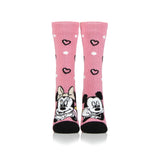 Ladies Lite Licensed Character Socks - Disney's Mickey & Minnie Mouse