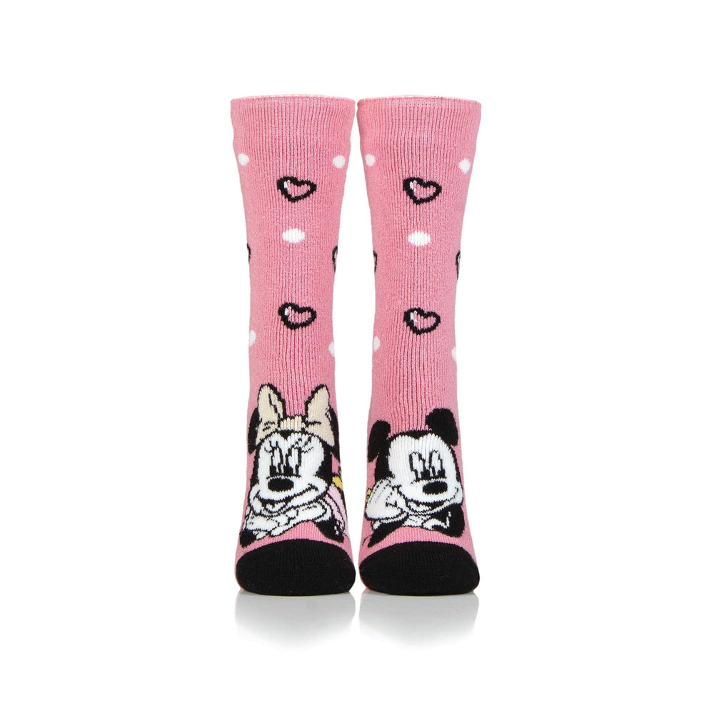 Ladies Lite Licensed Character Socks - Disney's Mickey & Minnie Mouse