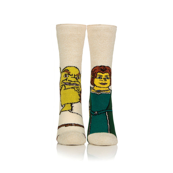 Ladies Lite Licensed Character Socks - Shrek / Fiona