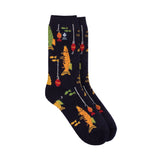 Mens Lite Warm Wishes Hobby Socks - Fishing Fanatic