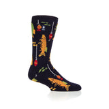 Mens Lite Warm Wishes Hobby Socks - Fishing Fanatic