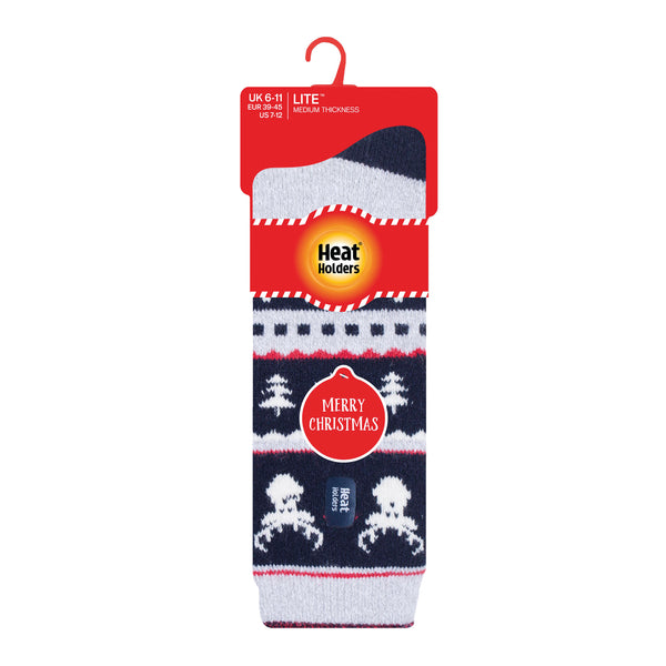 Mens Lite Christmas Socks - Stag