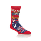 Mens Lite Christmas Socks - Jazzy Rudolph