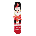Mens Lite Christmas Socks - Cool Santa