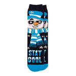 Mens Lite Christmas Socks - Superstar Snowman