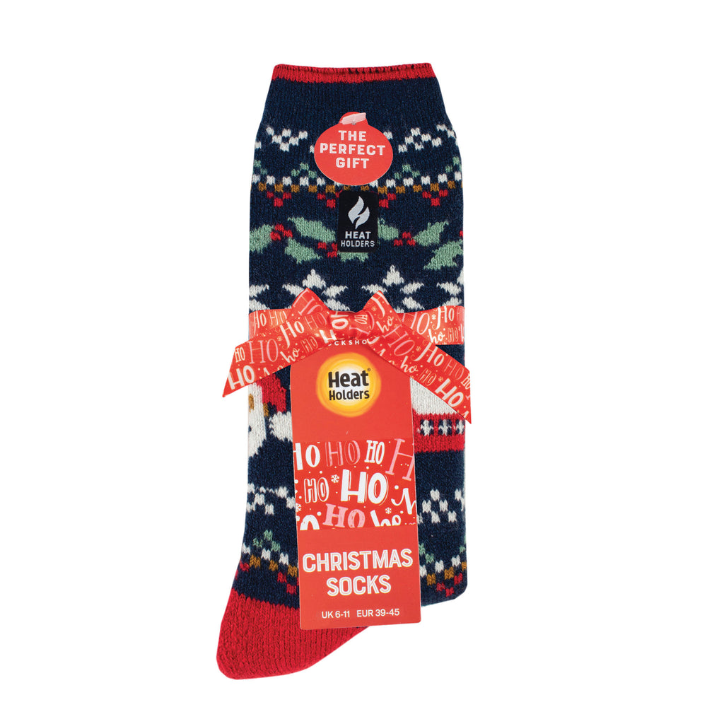 Mens Lite Christmas Socks - Festive Tidings