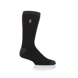 Mens Lite Amsterdam Heel & Toe Socks - Black & Charcoal