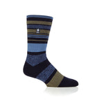 Mens Lite Altun Multi Stripe Socks - Navy