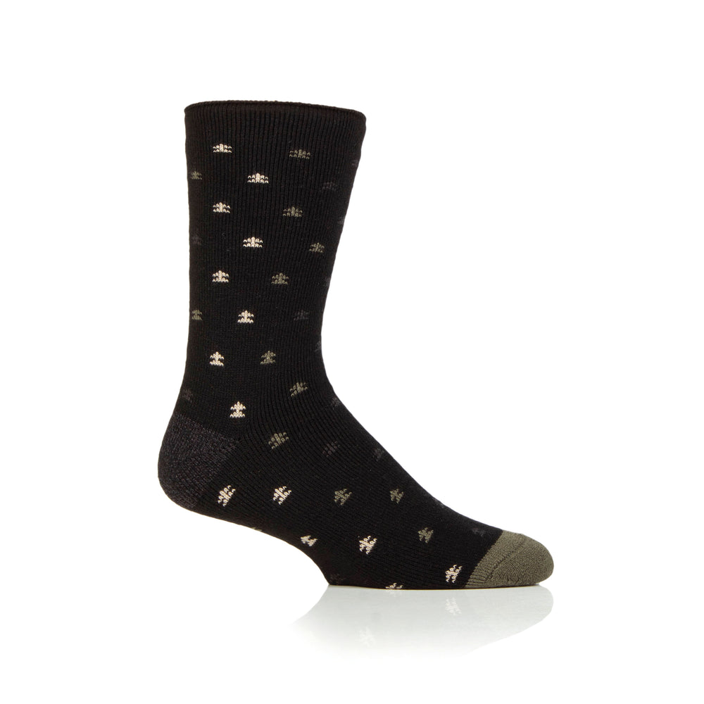 Mens Lite Marsoll Socks - Black & Olive