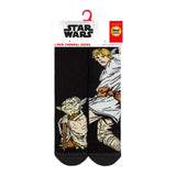 Mens Lite Licensed Character Socks - Star Wars Luke & Yoda