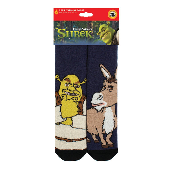 Mens Lite Licensed Character Socks - Shrek & Donkey