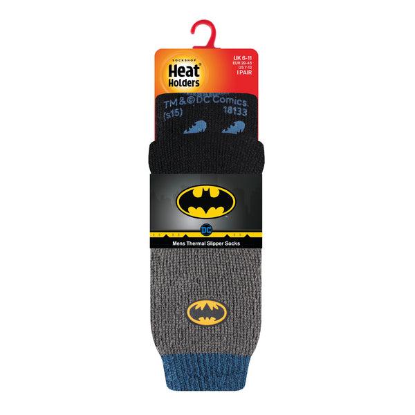 Mens Original Character Slipper Socks - Batman