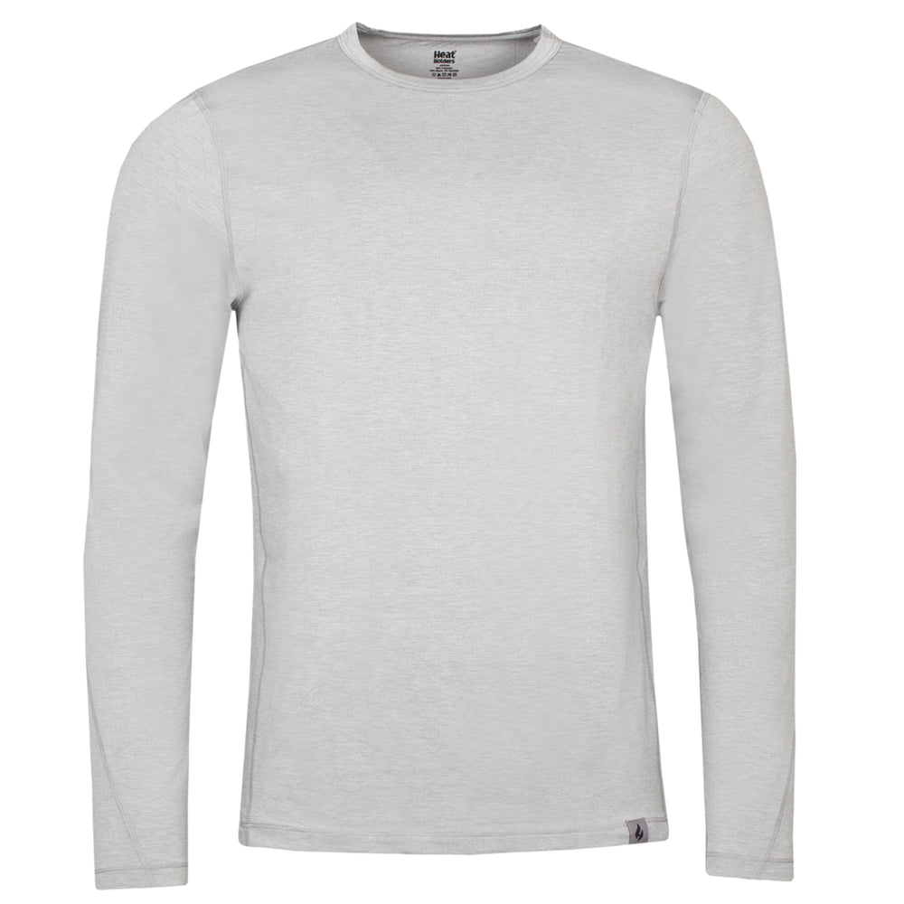 Mens Cedrick Ceramic Thermal Long Sleeve Top - Silver Grey