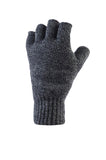 Mens Fingerless Gloves - Charcoal