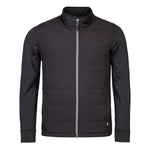 Mens Mid-Weight and Water Resistant Hybrid Harrison Jacket - Black