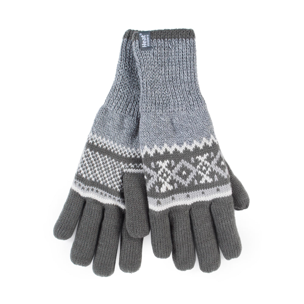 Mens Karlstad Thermal Gloves - Light Grey