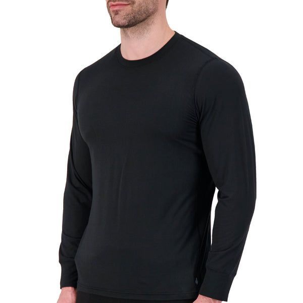 Mens Performance Long Sleeve T-Shirt - Black