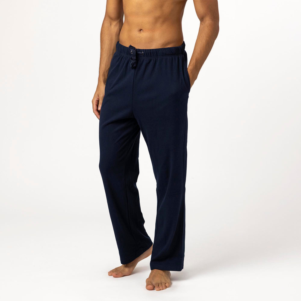 Mens Thermal Lounge Pants - Navy