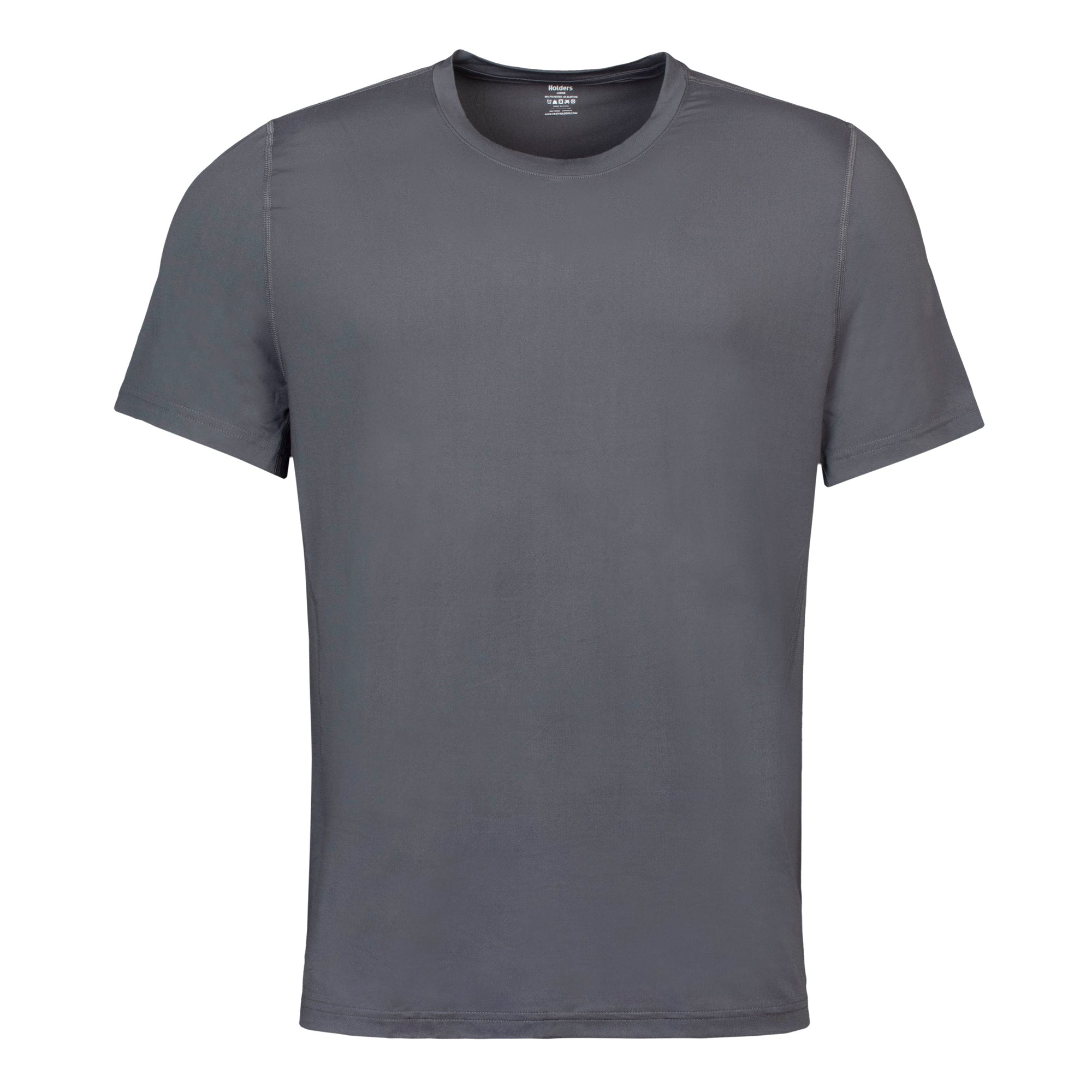 Mens Performance Short Sleeve T Shirt Iron Grey